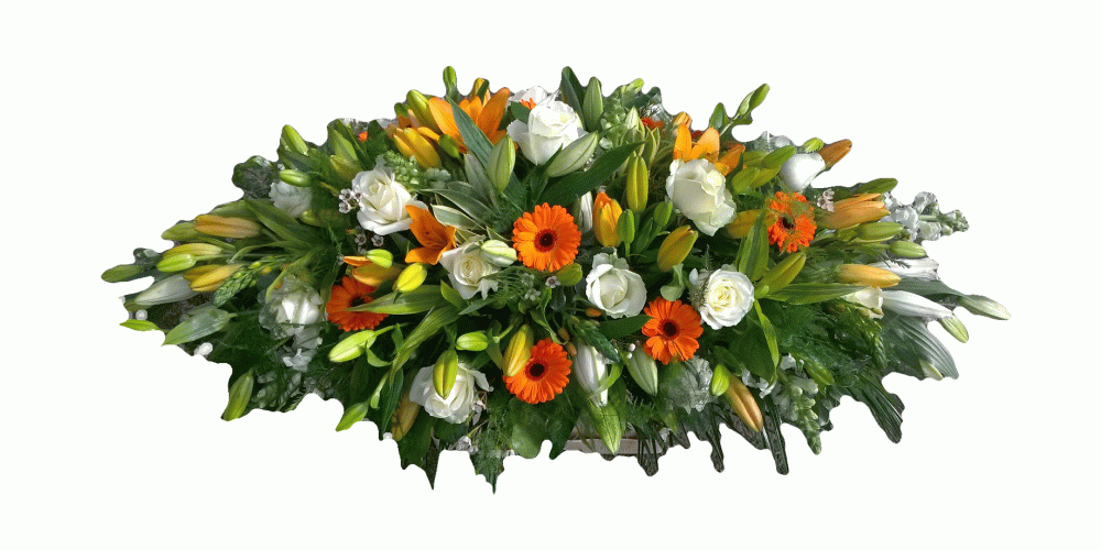 Harvest double ended casket spray