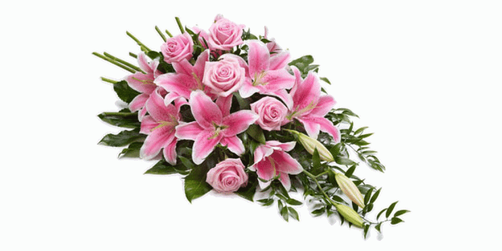  Teardrop Spray - Rose and Lily 