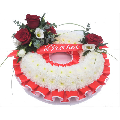 Massed Wreath - Red