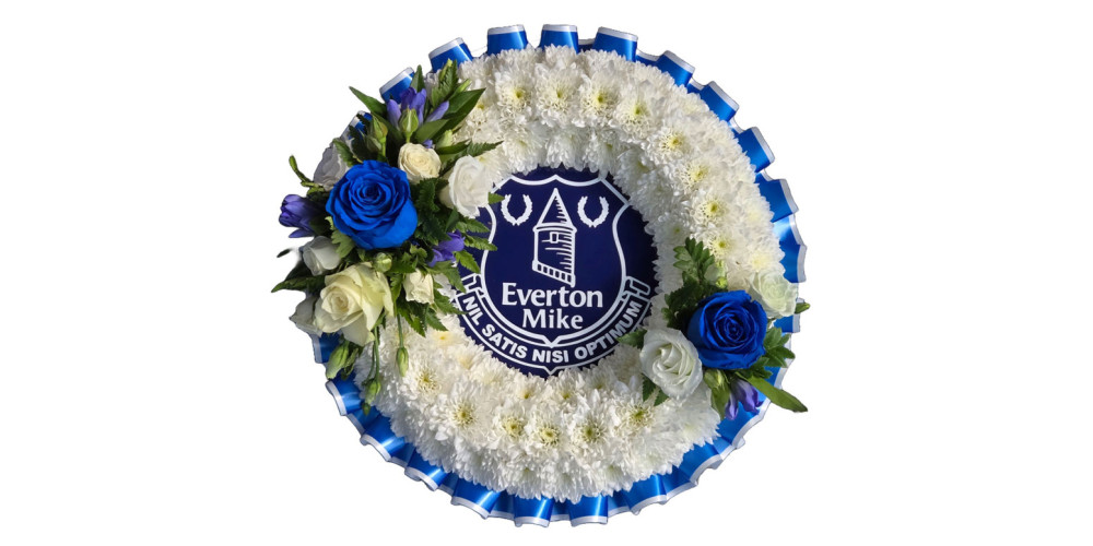 Everton plaque wreath