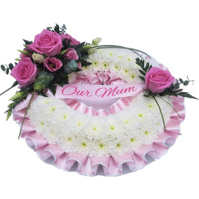 Massed Wreath - Pink Massed Wreath - Pink