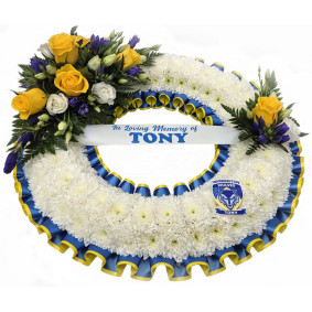 Warrington Wolves Wreath