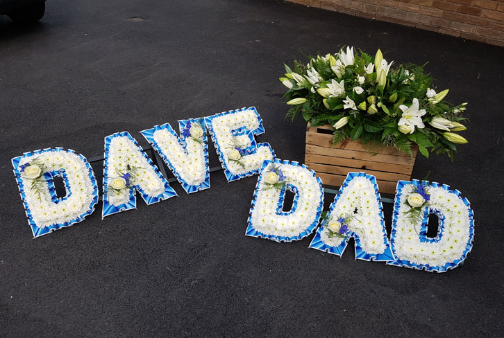 blue funeral